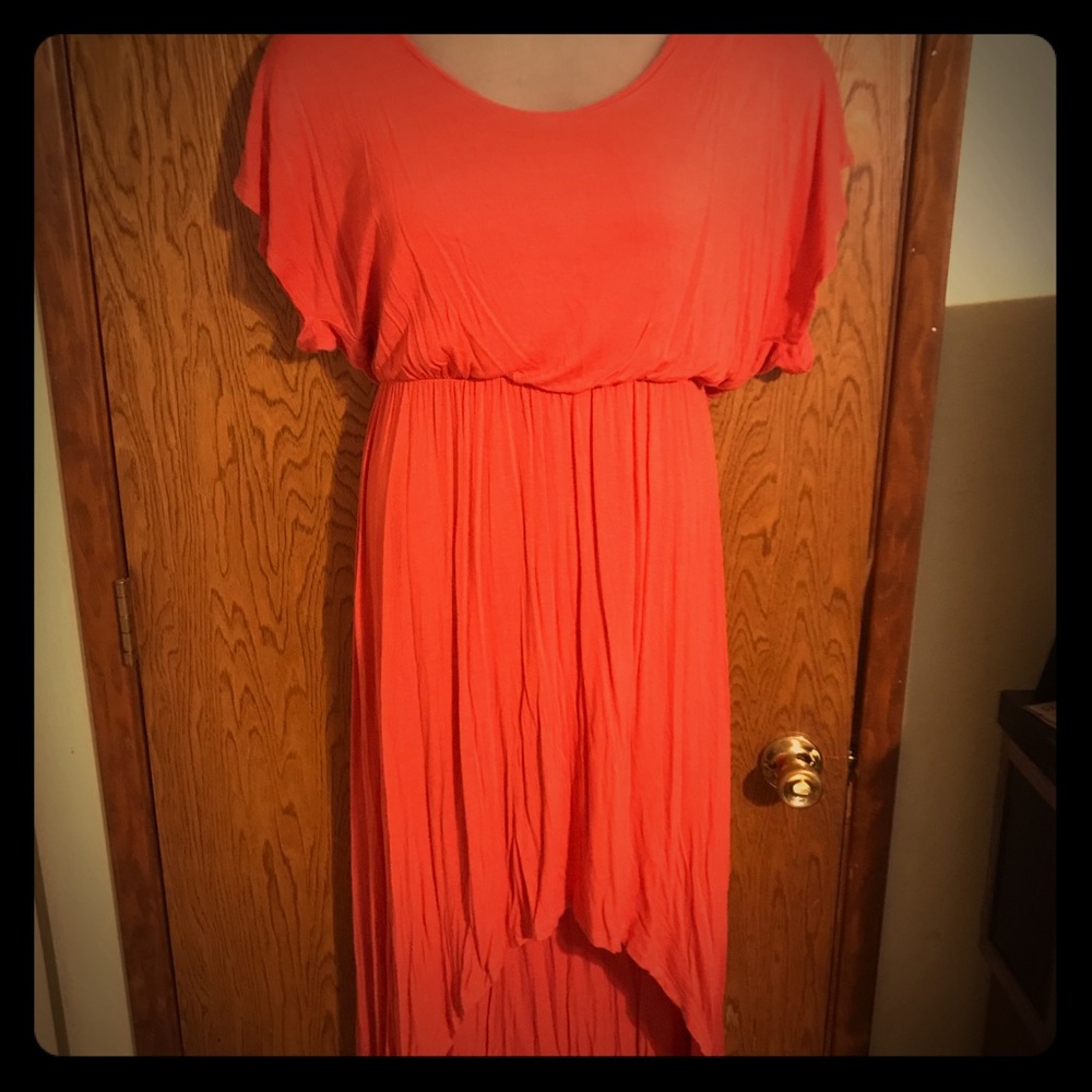 Buttery Soft High-Low Tee Shirt Dress